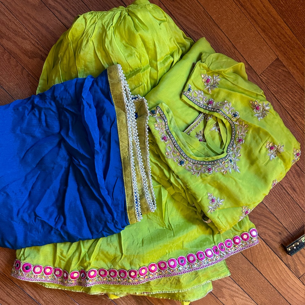 Contrast Indian Gharara